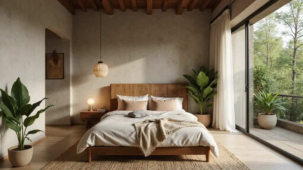 13 Natural Material Bedroom Ideas That Feel Organic & Effortlessly Elegant