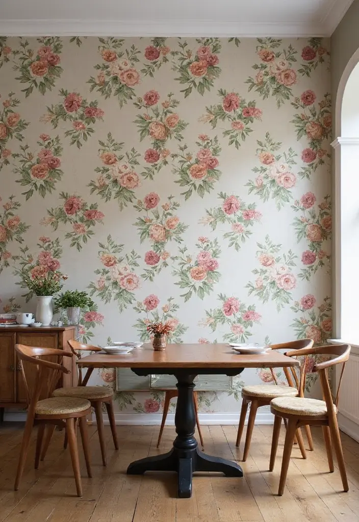 11 Hand-Painted Wall Pattern Ideas That Transform Any Space With Artful Charm - 7. Vintage Patterns
