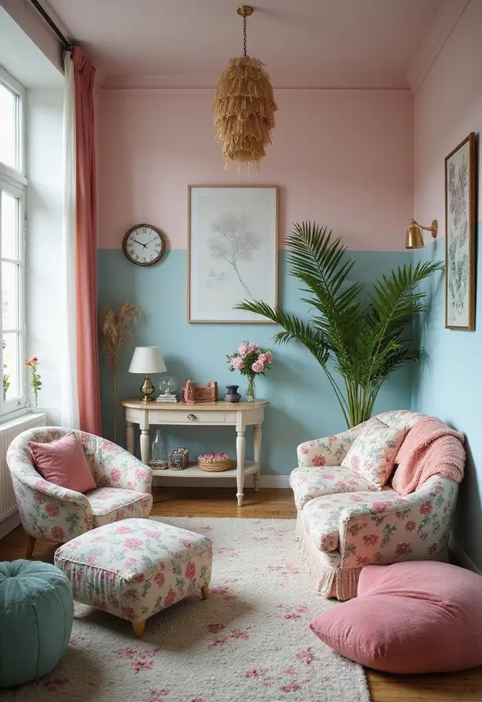15 Modern Surrealist Decor Ideas That Feel Like Living in a Dream (Don’t Miss #9!) - 3. Dreamy Color Palettes