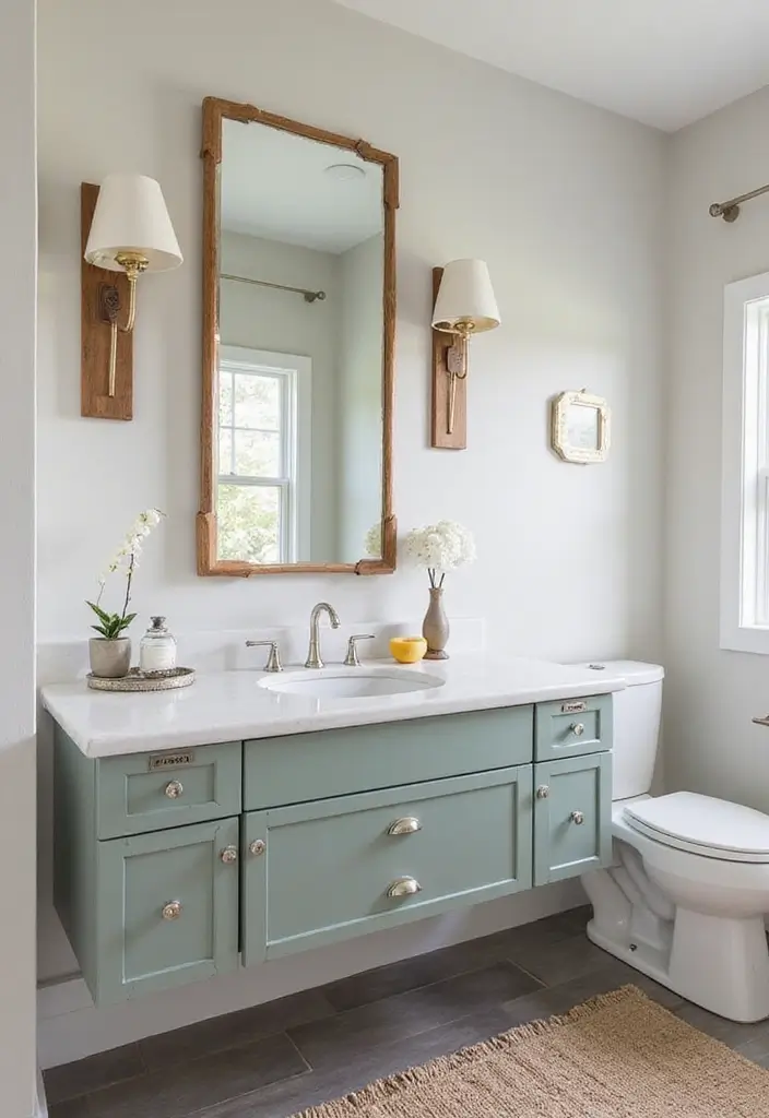 8 Floating Bathroom Vanity Ideas That Merge Modern Style & Space-Saving Design - 8. Customized Creations