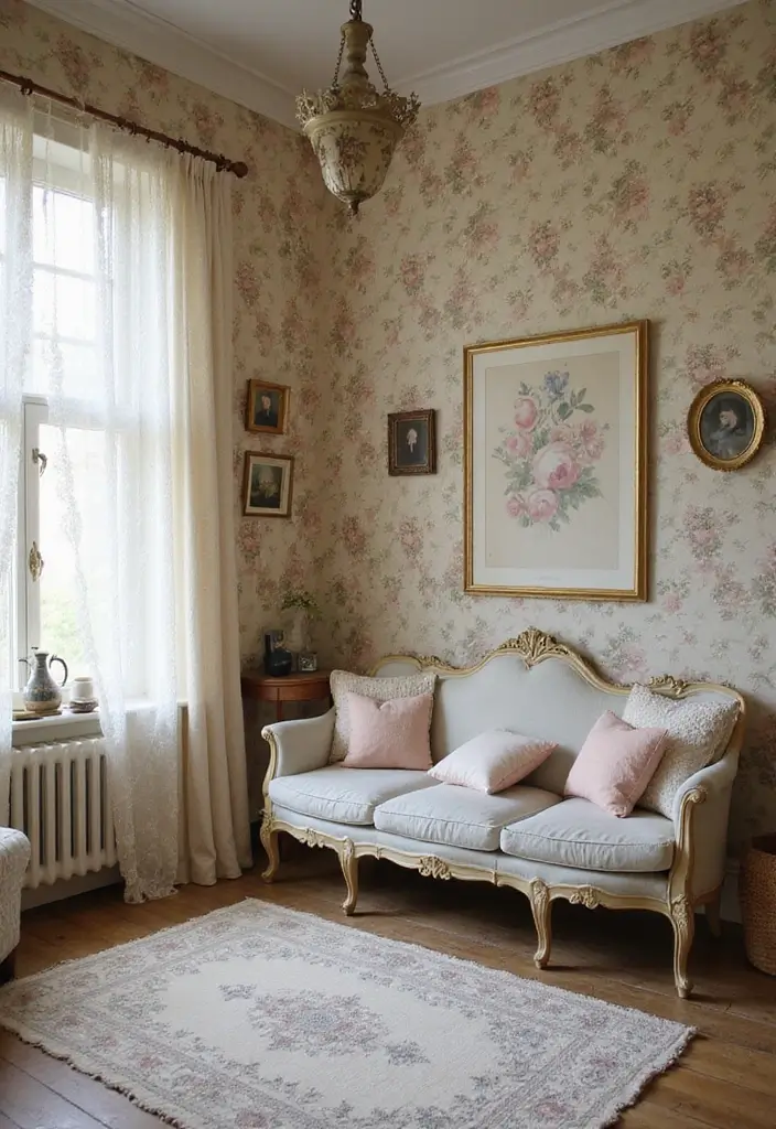 11 Floral Bedroom Wallpaper Ideas That Bloom With Personality and Charm - 1. Vintage Charm