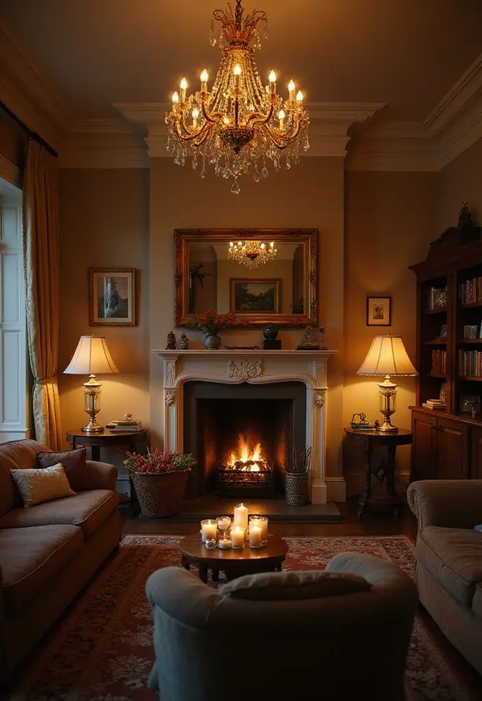 13 Cozy Living Room Decor Ideas That Wrap Your Space in Warmth & Style - 5. Layered Lighting