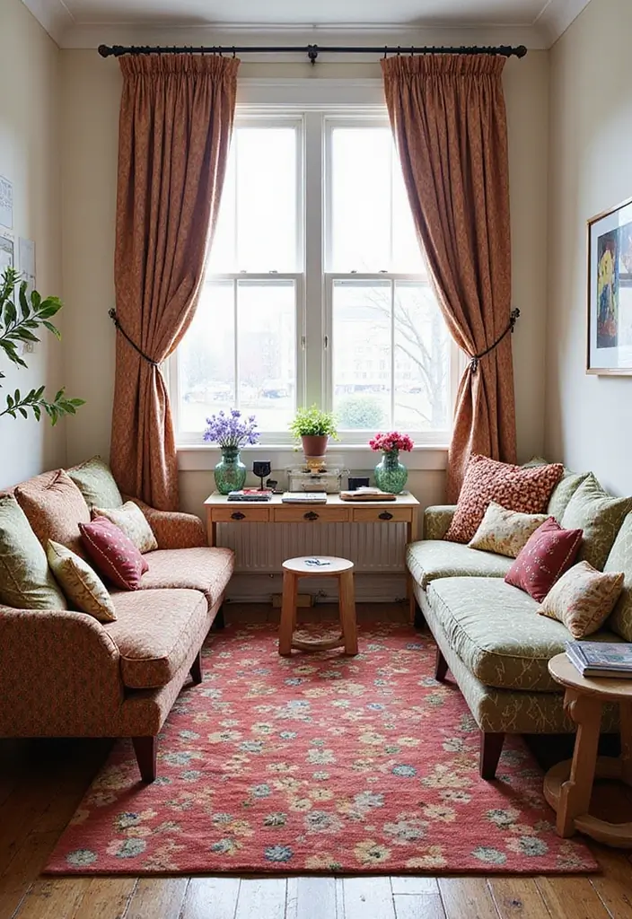 11 Maximalist Living Room Ideas That Burst With Personality & Style - 5. Playful Patterns