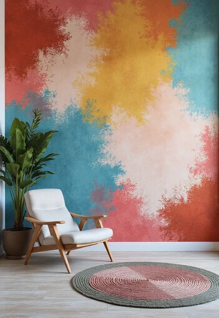 21 Eclectic Maximalist Decor Ideas That Totally Break the Rules - 10. Unconventional Wall Treatments