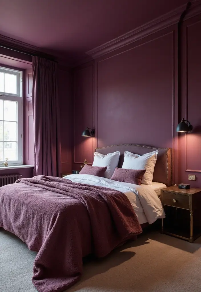 11 Moody Bedroom Hues That Drench Spaces in Drama - 5. Elegant Plum