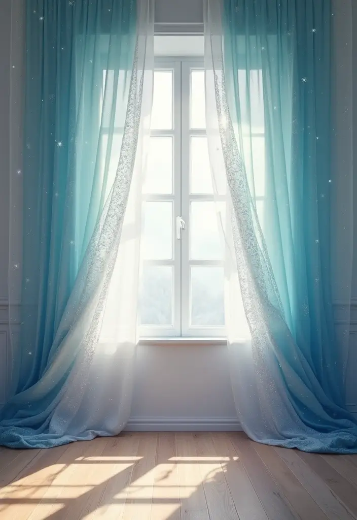 15 Modern Surrealist Decor Ideas That Feel Like Living in a Dream (Don’t Miss #9!) - 12. Whimsical Curtains