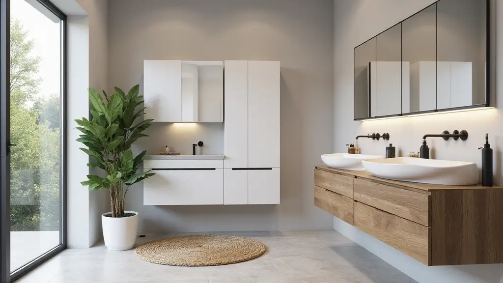 8 Floating Bathroom Vanity Ideas That Merge Modern Style & Space-Saving Design