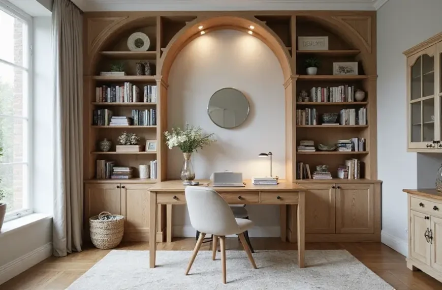 9 Arched Bookcase Home Office Ideas That You Would Love