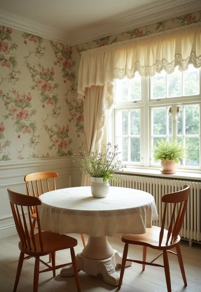 11 Bold Wallpaper Ideas That Transform Your Walls With Botanical & Textured Style (Wait Until #4!) - 2. Vintage Florals
