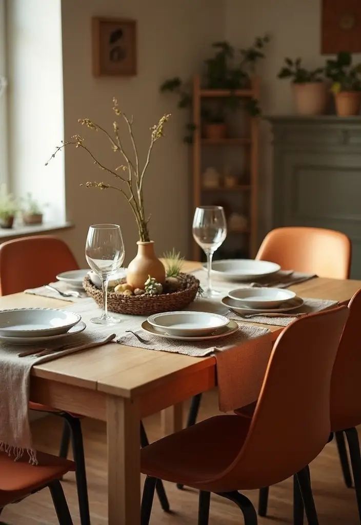 15 Earth Tone Color Drenching Ideas That Wrap Your Space in Cozy Neutrals (See #8 for Inspiration!) - 6. Warm Neutrals in the Dining Room