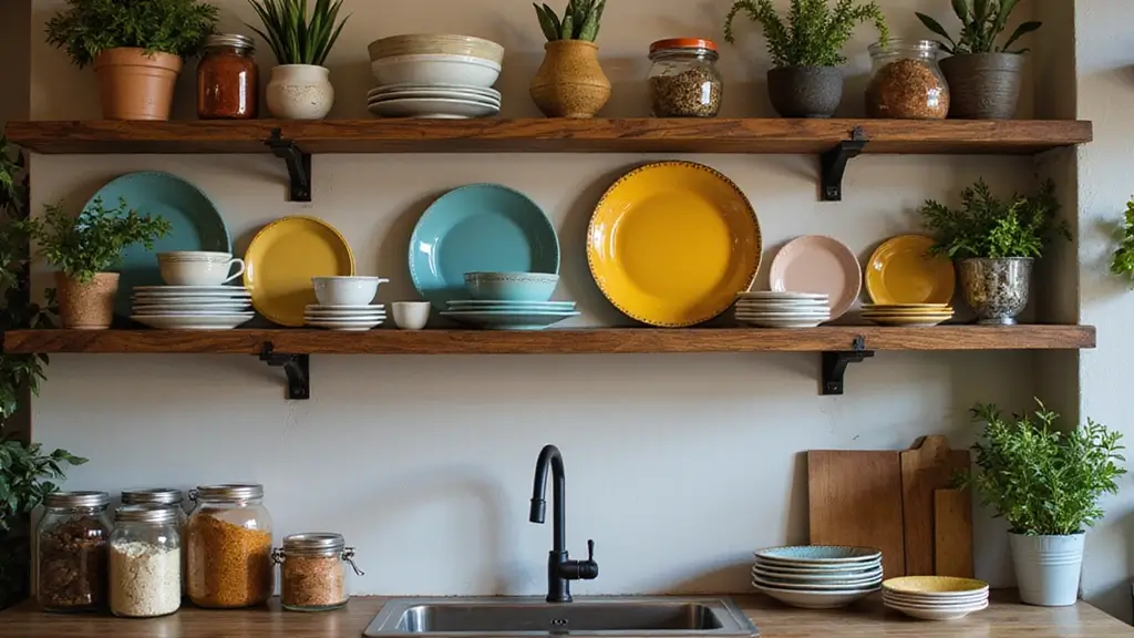 5 Easy Ways to Style Your Open Kitchen Shelves (You'll Love #3!)