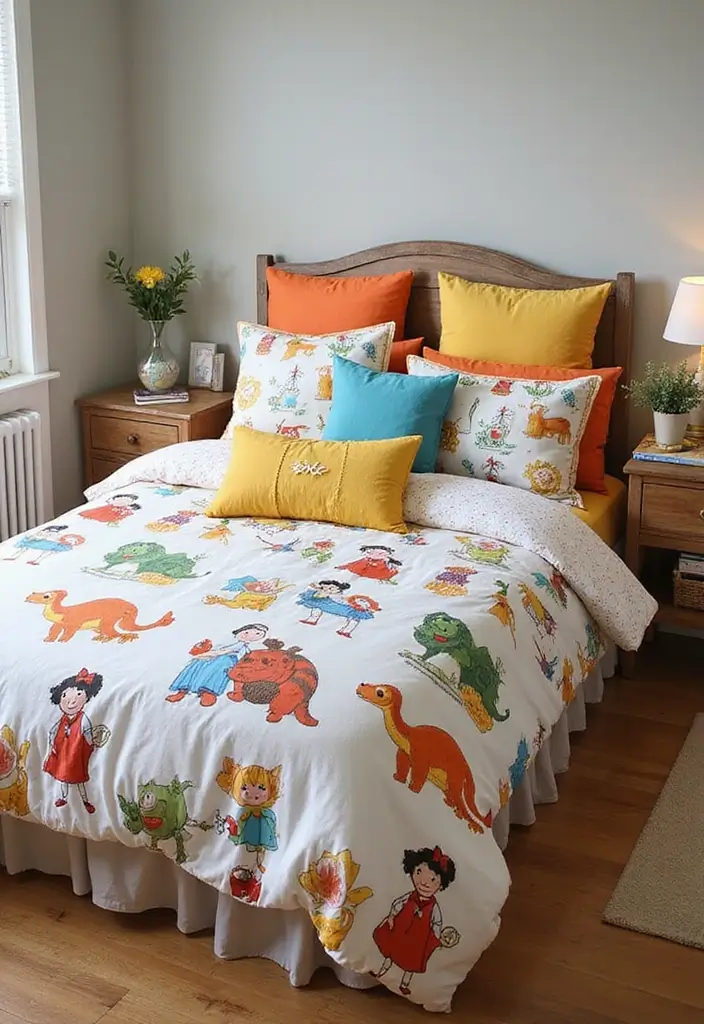 10 Enchanting Storybook Kids Room Decor Ideas That'll Spark Your Child's Imagination! - 3. Storybook-Themed Bedding Sets