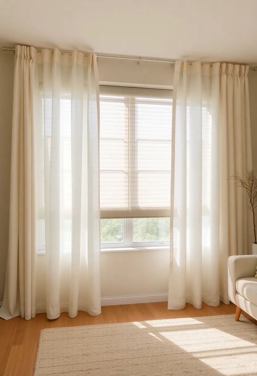 Top 25 Warm Minimalist Winter Home Decor Ideas That Make Your Space Feel Calm & Cozy - 10. Minimalist Curtains and Blinds