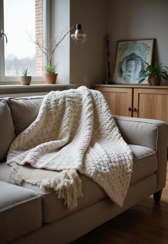 Top 15 Layered Textured Throw Ideas That Make Your Winter Living Room Feel Hug-Worthy (Wait Until #8!) - 15. Eco-Friendly Choices