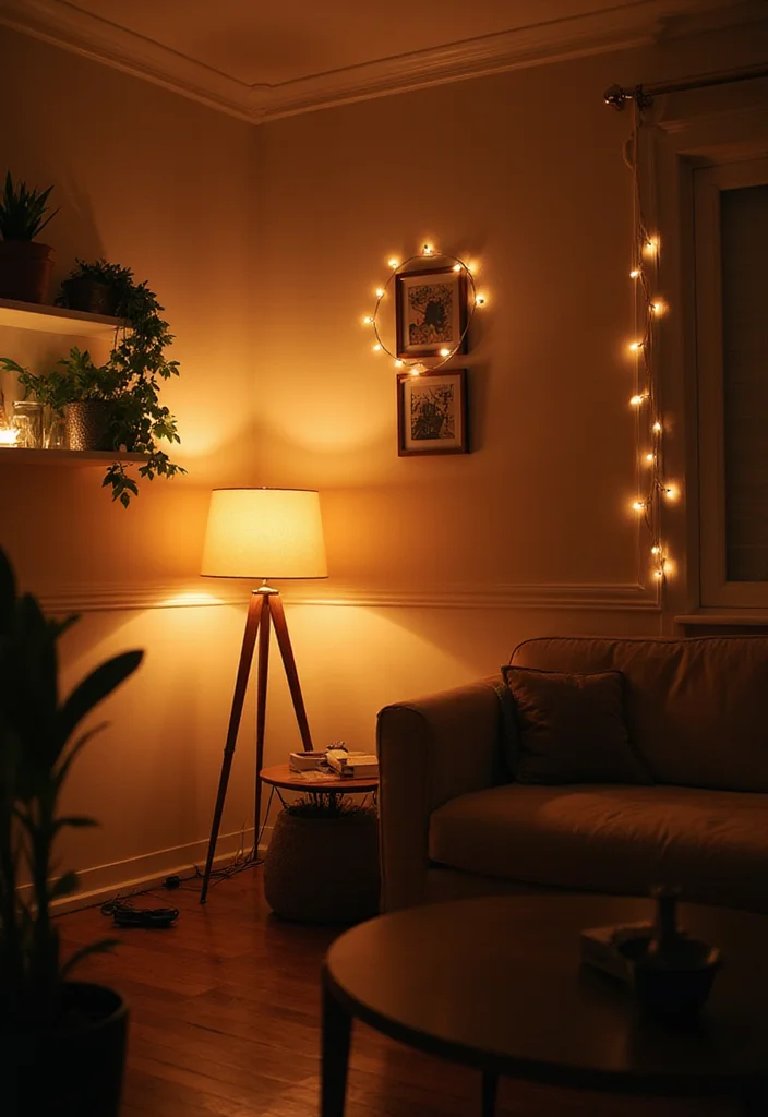 13 Warm Cozy Modern Small Living Room Ideas for Homes in 2026 That Feel Inviting and Spacious - 10. Incorporate Ambient Lighting 1