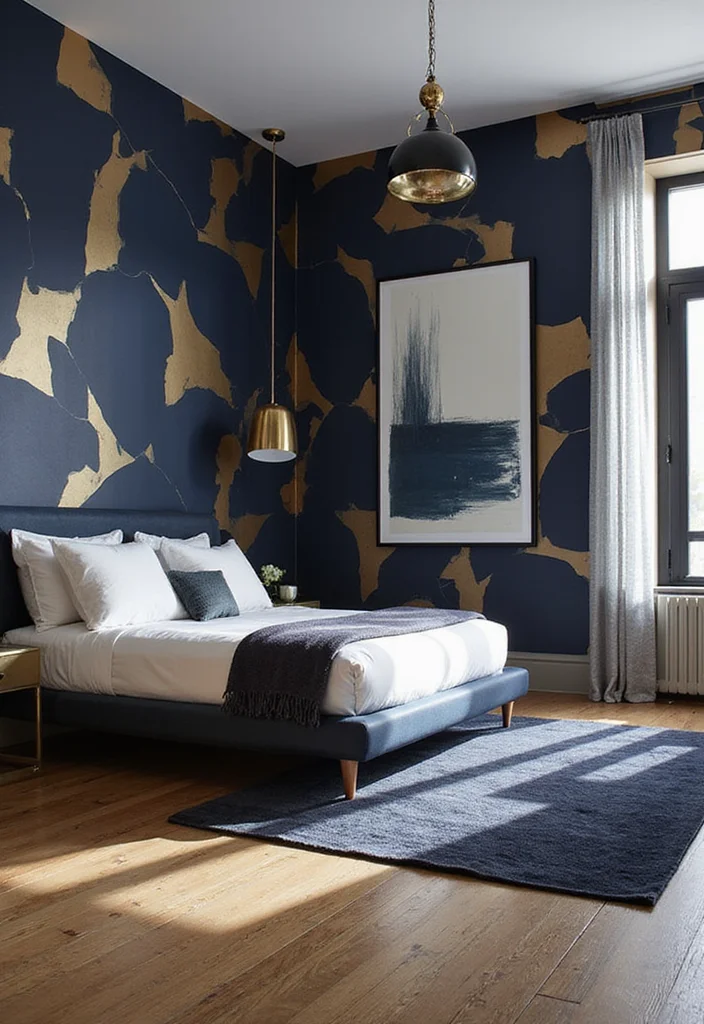 13 Wallpaper Box Bedroom Trends That Are Redefining Master Suites in 2026 - 1. Bold Geometric Patterns 1