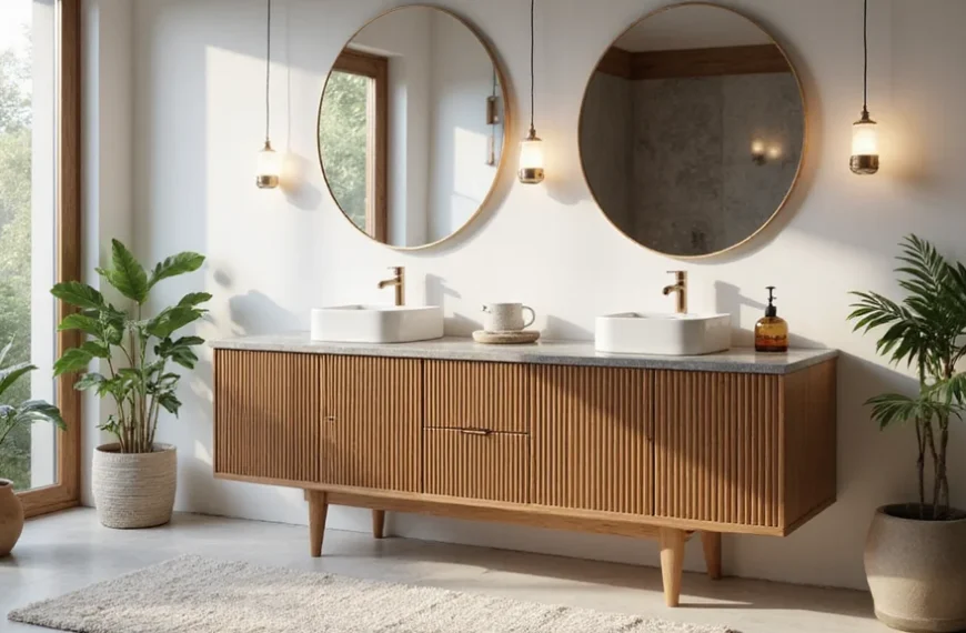 15 Modern Fluted Wood Bathroom Vanity Design Ideas for a Dreamy 2026 Spa Retreat